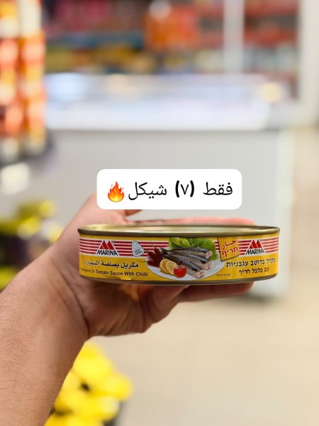 سردين بصلصة البندورة  مارينا