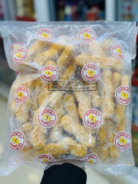 اصابع دجاج بالسمسم سنيورة